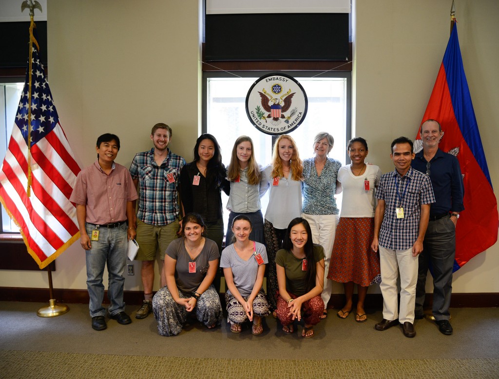 Meeting with USAID at the United States Embassy